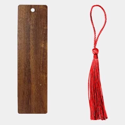 Coyote Dark Brown Wooden Bookmark Thumbnail